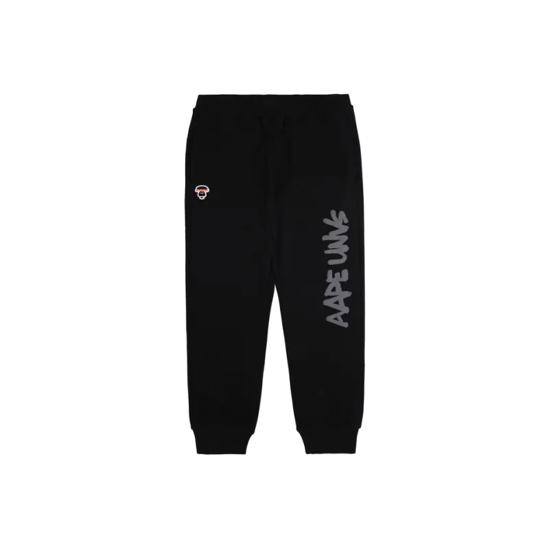 Aape Logo print Tapered Track Pants-2