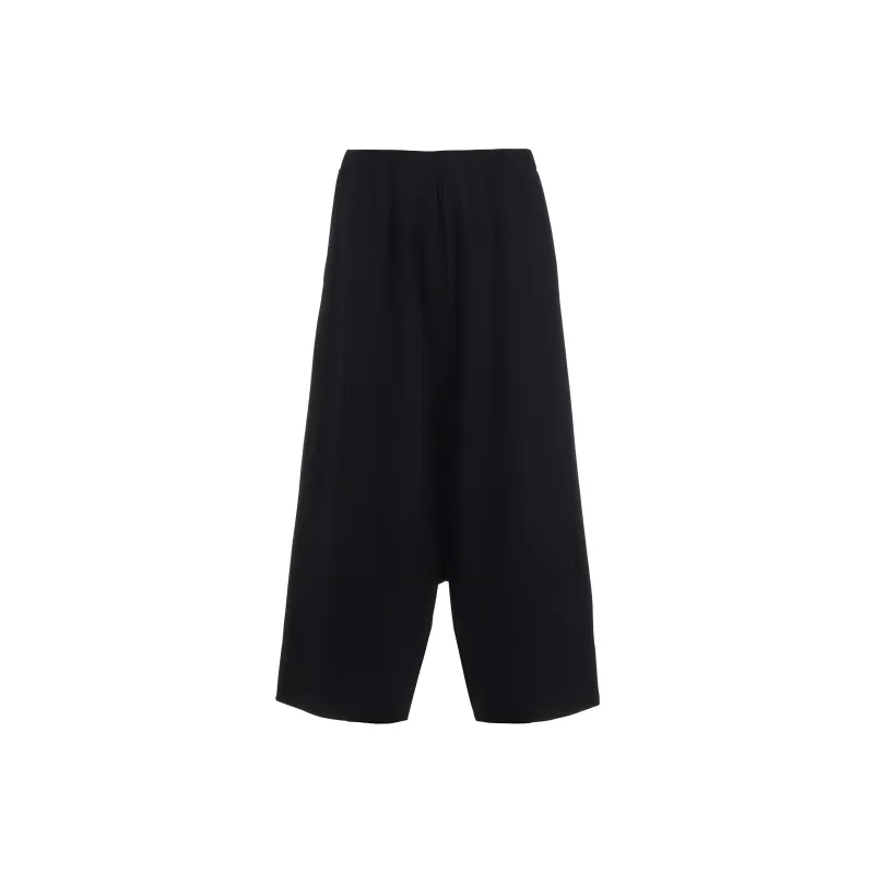 Yohji Yamamoto Casual Pants Unisex Black-0