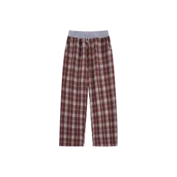 WORKSOUT Casual Pants Unisex Brown Red