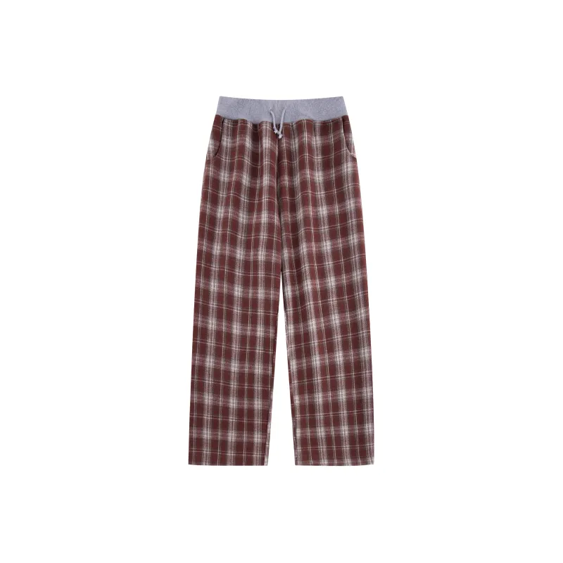 WORKSOUT Casual Pants Unisex Brown Red-0