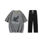 Set (Gray Top+Black Pants)