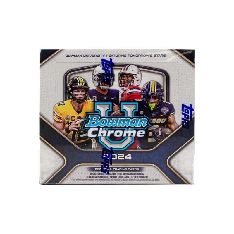 Topps 2024 Topps Chrome University Football Jumbo Hobby Box-0