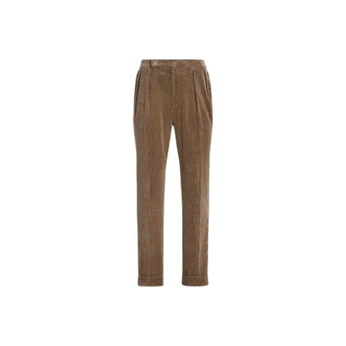 Polo Ralph Lauren SS24 Gregory Hand-Tailored Corduroy Trouser Suit Trouser Men's Brown