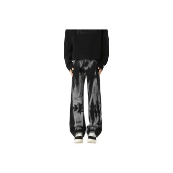 BENGEN Jeans Unisex Black