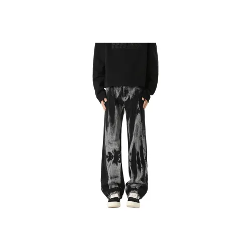 BENGEN Jeans Unisex Black