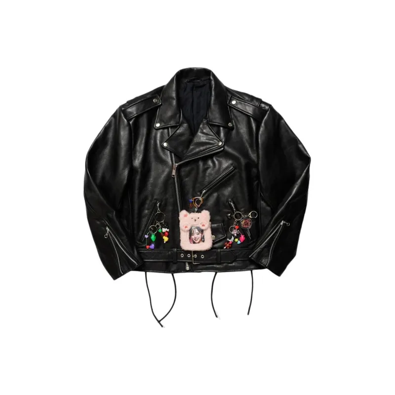 Doublet Leather Jacket Men's Black-0