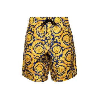 VERSACE Casual Shorts Men Yellow