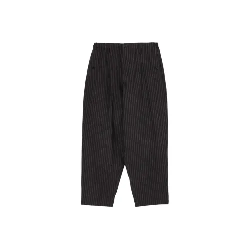 Yohji Yamamoto Striped Cotton Trousers
