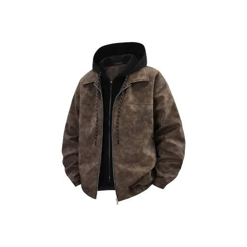 Yiwen Leather Jacket Unisex Black