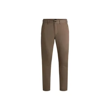 HUGO BOSS SS25 Casual Pants Men's Elegant Brown