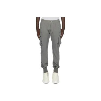 RICK OWENS Casual Pants Men Gray
