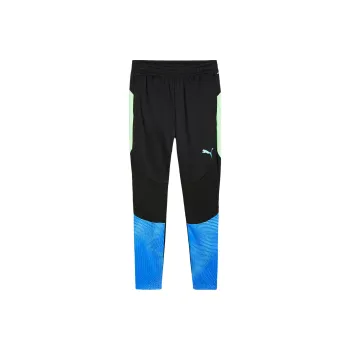 PUMA IndividualFINALDRYCELL Knitted Sweatpants Men's Black/Apple Green