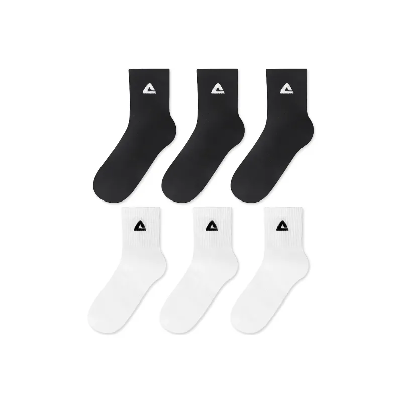 PEAK Mid Calf Socks Unisex 6 Pairs-4