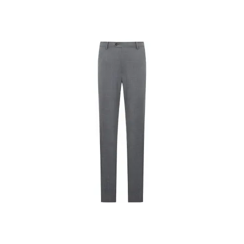 SAINT ANGELO Suit Trouser Men's Xingji Gray With Coffee Plaid