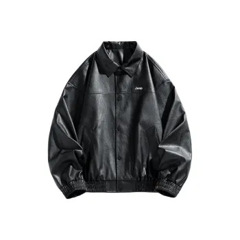 Jeep Leather Jackets Coats Unisex
