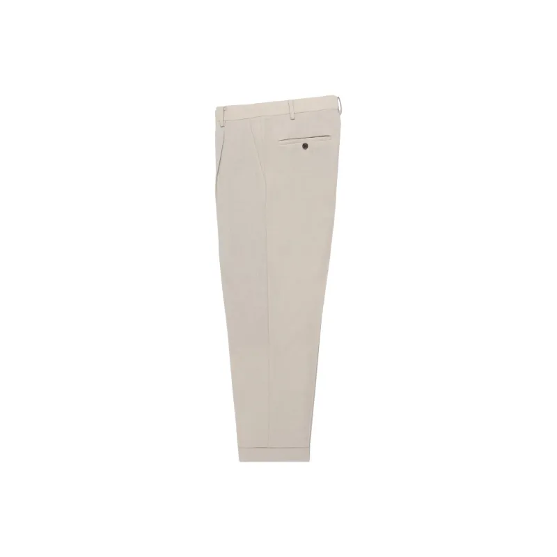 WACKO MARIA x DORMEUIL FW24 TYPE-1 Suit Trouser Unisex Light Beige-1