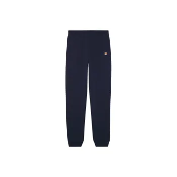 Maison Kitsune Fox Head Patch Elastic Waist Jogging Pants