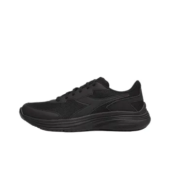 Diadora EAGLE Anti Slip Wear Resistant Low Top Casual Running Shoes Men's Black