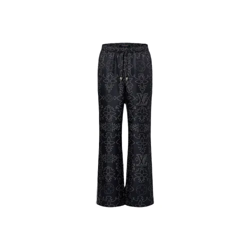 LOUIS VUITTON Printed Silk Pyjama Pants