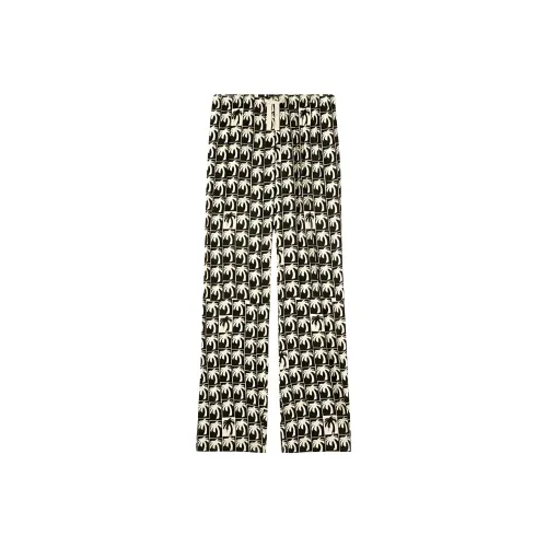 PALM ANGELS Palm Tree Printed Drawstring Trousers