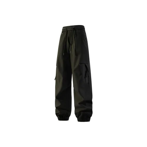 River Island foldover logo waistband leggings in black