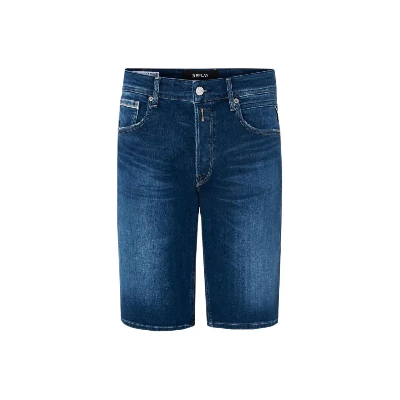 REPLAY Casual Shorts Men's Blue-0