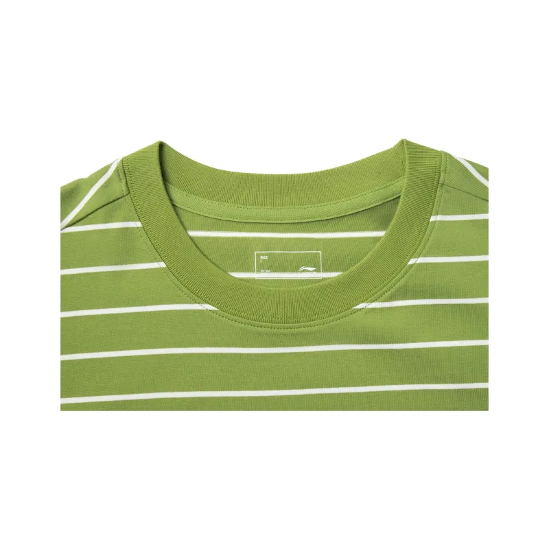 LiNing Sports Life Collection T Shirt Men's Locust Green-2