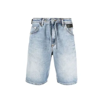 Neil Barrett Denim Shorts Men Blue