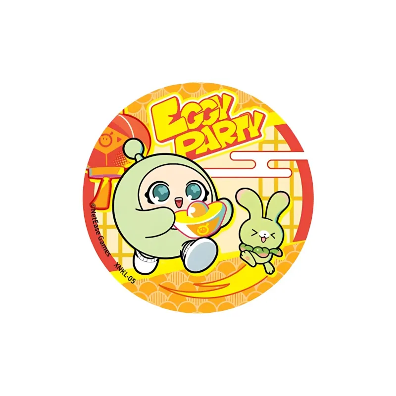 KAYOU Eggy Party Tinplate New Year Collection Badges-0