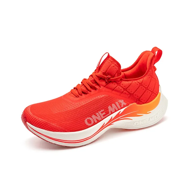 ONEMIX Light Nails Running Shoes Unisex Energetic Red-2