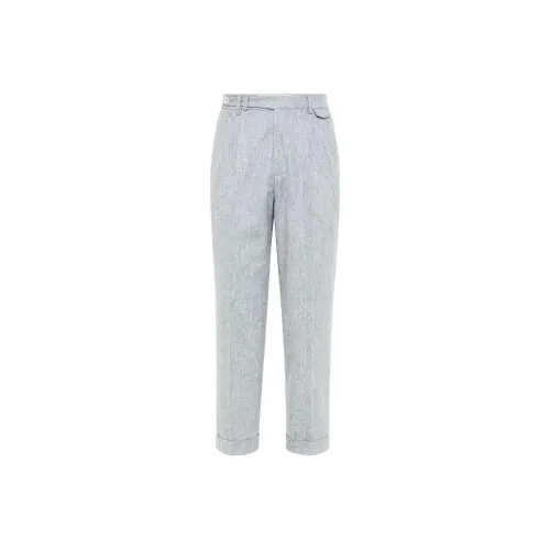 Brunello Cucinelli Pressed Crease Tailored Trousers