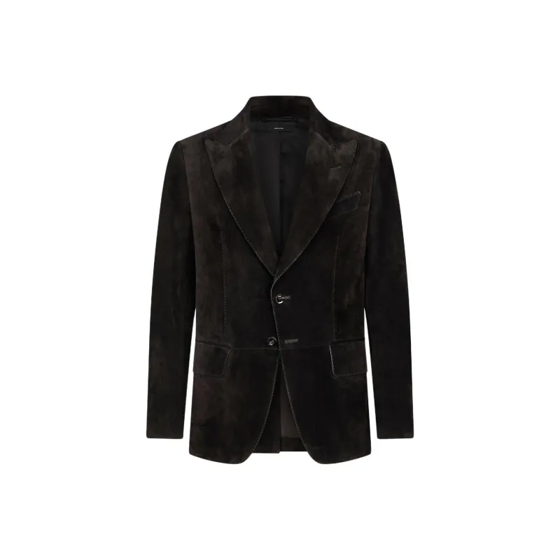 TF SS25 Leather Jacket Men's Black-0