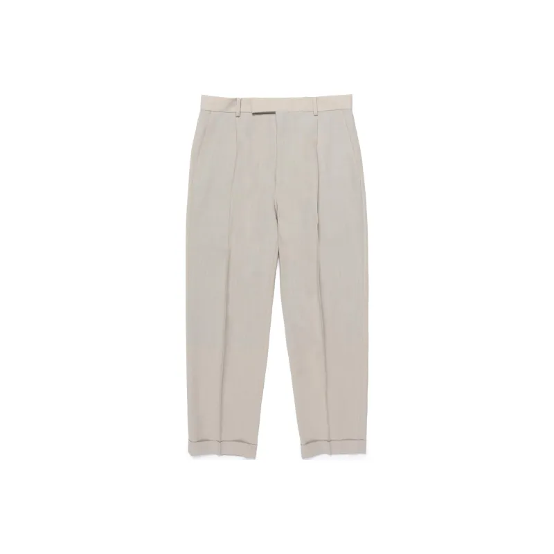 WACKO MARIA x DORMEUIL FW24 TYPE-2 Suit Trouser Unisex Light Beige-0