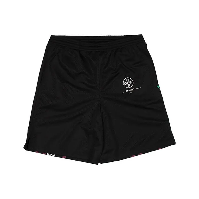 OFF WHITE SS19 Casual Shorts Men's Black Pink-0