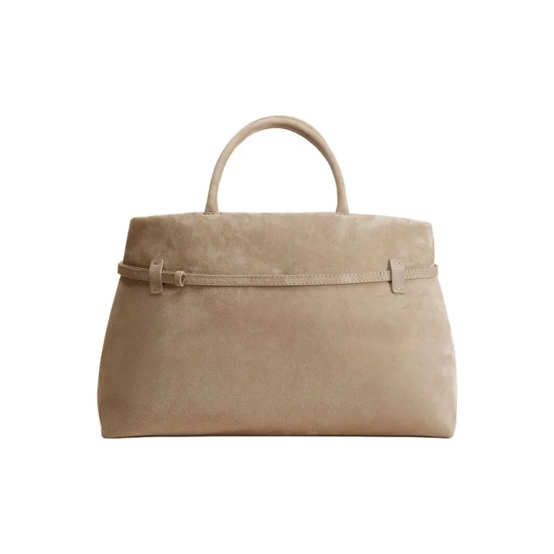 Manu Atelier Suede Handbag Women's Linen-1