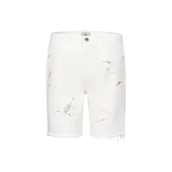 23R+ Denim Shorts Men White