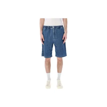 MARNI Elastic Waist Denim Shorts