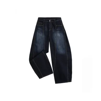HEIYIXIANSHENG Jeans Men's Dark Blue
