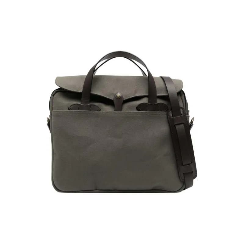 Filson Cotton Shoulder Bag, Crossbody Bag, Handbag Men's Green-0