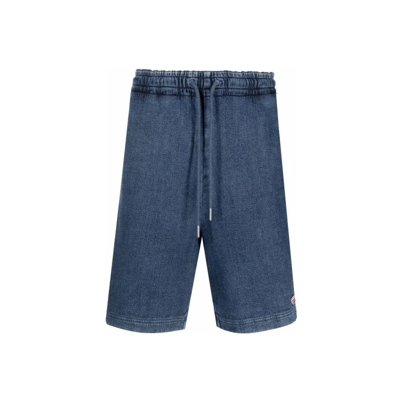 DIESEL D Boxy Track Drawstring Shorts-0