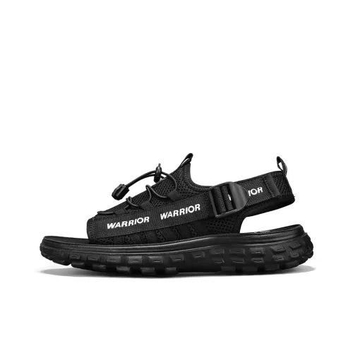 Warrior One Strap Sandals Black