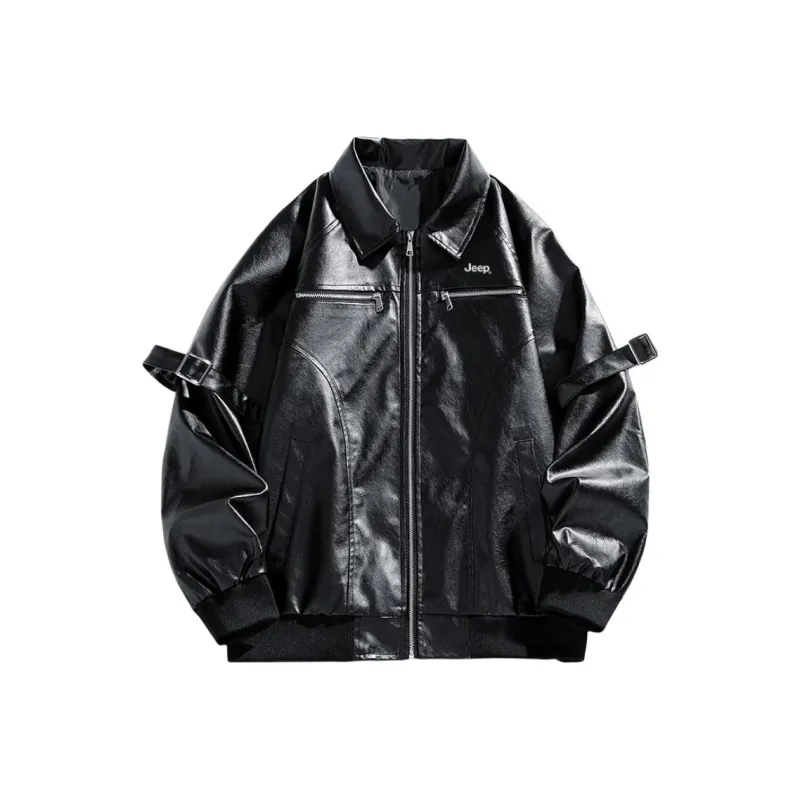 Jeep Leather Jackets Unisex-0