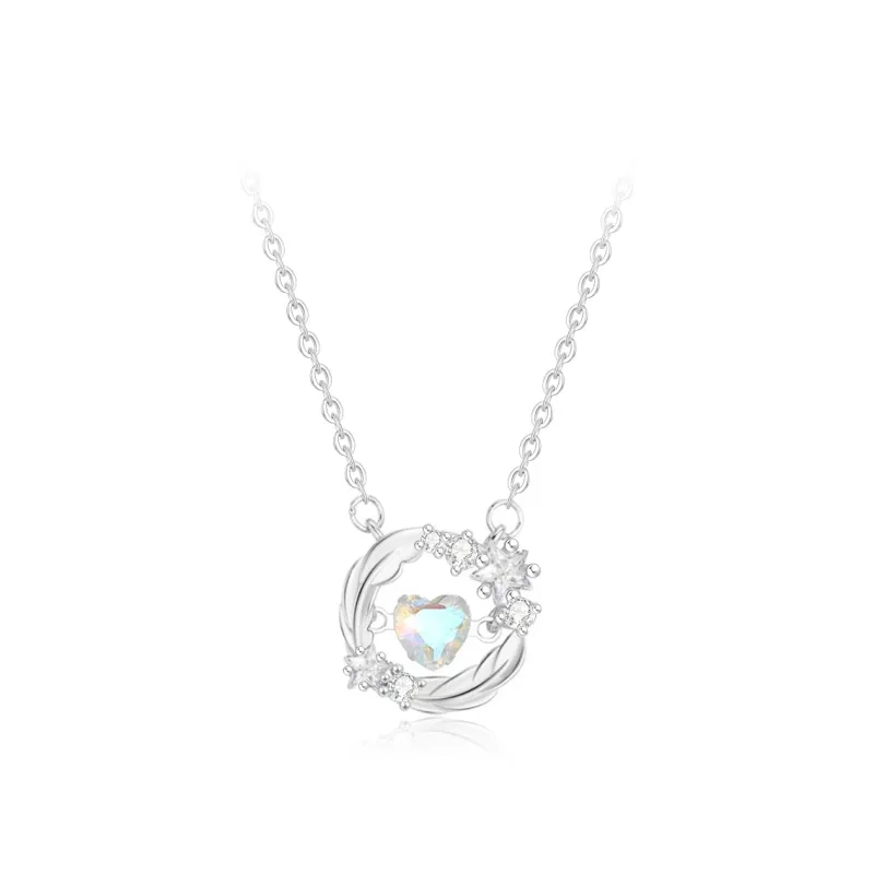 Love Link 999 Fine Silver Necklaces Women's-2