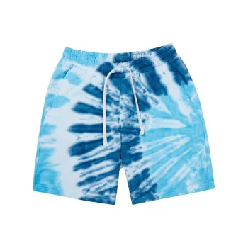 New Era Casual Shorts Unisex Blue With White Lettering