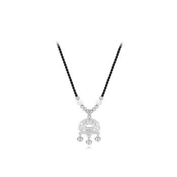 Muyan White Jade Bodhi Necklaces Unisex