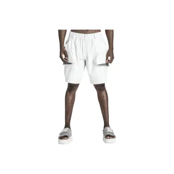 NORVINCY Urban Techwear Elastic String 3D Effect Patch Pocket Casual Shorts Unisex