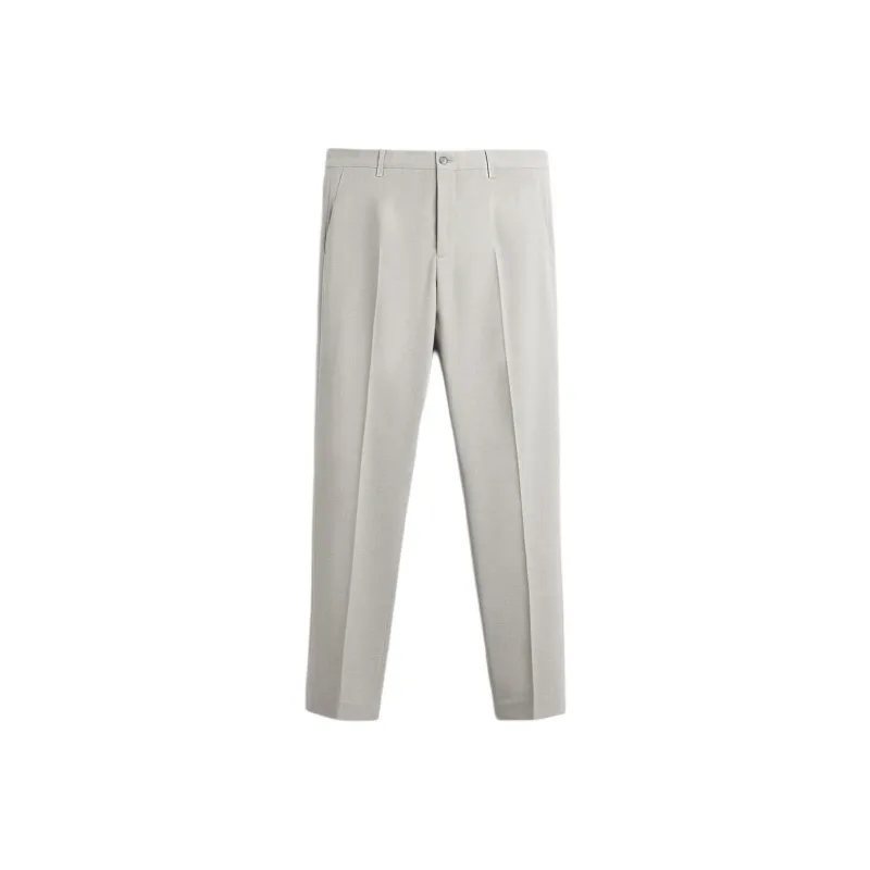 ZARA Suit Trousers Men Beige-0