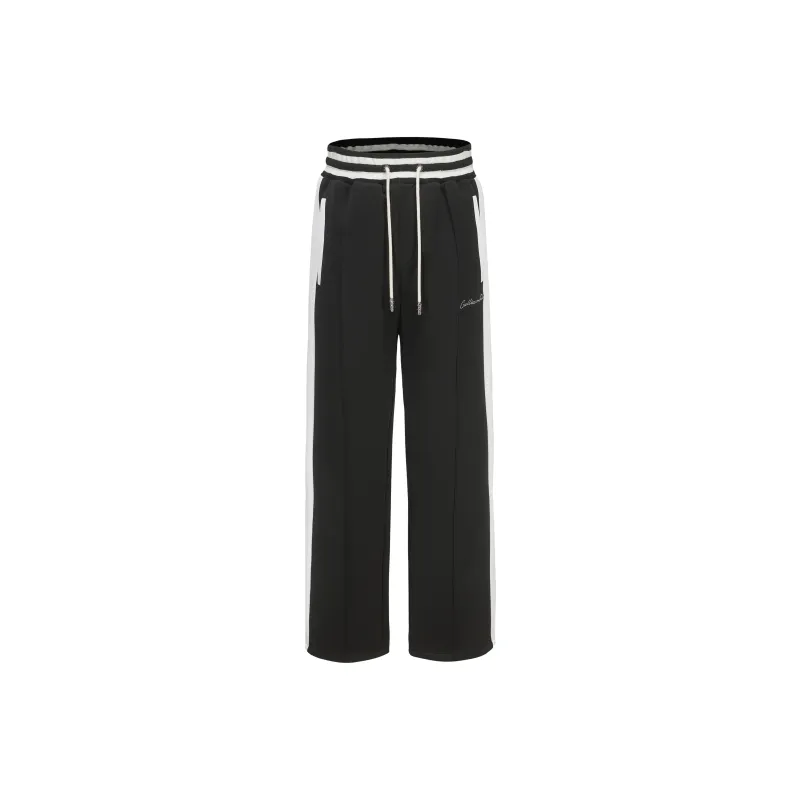 GALLIANO LANDOR Casual Pants Unisex Black White-0