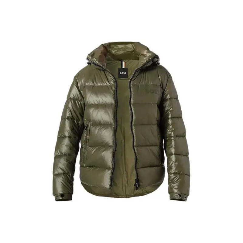 HUGO BOSS Jackets Coats Men's Olive Green-0