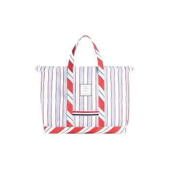 THOM BROWNE Striped Medium Tool Tote Bag